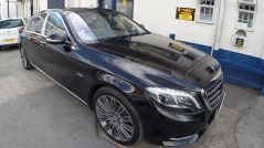 Mercedes S Class Maybach V12 Security system installation Scorpion Cat5 GPS Tracker Anti theft