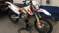 KTM EXC-F250 Six Days Security system installation meta track GPS Tracker CAT6 VTS. Stolen Vehicle Recovery, Alarm immobiliser anti theft